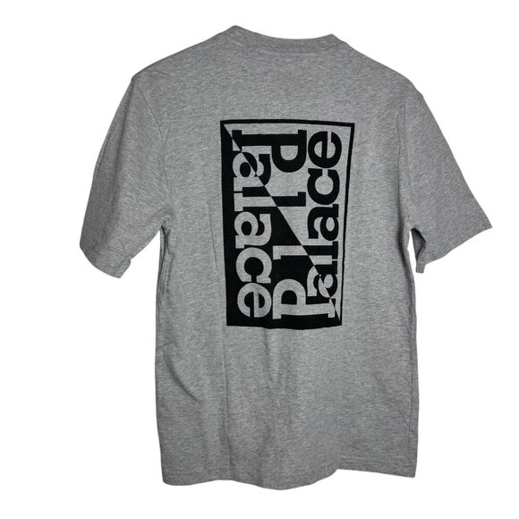 Palace Skateboards Split Logo Gray Mens t-Shirt Size small - Picture 3 of 7